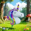 Globos de Papel de Aluminio de Unicornio con Forma Especial Linda Transfronterizos para Cumpleaños Infantiles y Festivales, Dibujos Animados Animales de Dibujos Animados de Amazon con Forma Especial