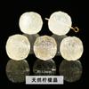 Joyería Jingdian, cuentas redondas con patrón de ágata de cristal natural, bola de ratán con flores, accesorios para tallado de joyas DIY, productos semiacabados al por mayor