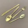 Conjunto de Faca, Garfo e Colher de Aço Inoxidável 410 para Hotéis, Cozinha Ocidental, Colher de Café, Colher de Chá, Garfo de Chá, Colher de Sobremesa, Atacado do Fabricante