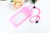 Saco impermeável para celular direto da fábrica atacado saco de telefone móvel impermeável de PVC saco de mergulho com tela sensível ao toque saco para celular ao ar livre