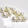Botón de perla de imitación de alta calidad, hebilla de perla, joyería para orejas, colgante, pulsera, artesanía, hebilla decorativa, venta al por mayor