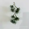 Planta de simulación transfronteriza multi-cabeza pino de bienvenida árbol de Navidad colgante de pared adornos decorativos de ratán accesorios de planta acuática de plástico