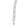 Pulsera ovalada de circonita chapada en oro real de 18k, sensación de lujo ligero de alta gama, joyería de diseño de nicho simple y elegante