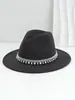 Sombreros Fedora de Fieltro para Hombres y Mujeres con Pedrería, Piedras Preciosas y Tachuelas, Sombreros de Jazz Vintage, Sombreros Personalizados para Fiestas y Bodas, Sombreros Elaborados y Brillantes