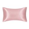 Funda de almohada de imitación de seda teñida directamente de fábrica, funda de almohada para exportación transfronteriza, funda de almohada tipo sobre para comercio exterior