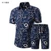 Verano 2019 nuevo moda de comercio exterior 3D estampado hombres casual manga corta traje de camisa eBay talla grande camisa hombres