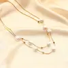 Europa y Estados Unidos collar de perlas de estrella transfronterizo diseño femenino sentido retro accesorios de collar cadena para la clavícula de alto sentido venta al por mayor