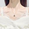 Collar con diseño original de árbol de Navidad de ensueño de plata esterlina de BaOBAo, joyería de lujo para mujer, regalo de Navidad de alta gama.