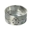 Anillo Diario Gato y Perro Anillo de Pareja Gatito Cachorro Diseño de Nicho Ins Anillo Abierto Ajustable para Dedo Índice