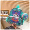 Mochila infantil nova de desenho animado fofa para jardim de infância, turma pequena, para meninos e meninas, com estojo de lápis, duas peças