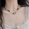 Acessórios Punk Harajuku Menina Quente do Milênio Borboleta Estrela Colar Amor y2g Gótico Vintage Colar Gola com Rebites