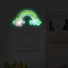 Pegatinas de Interruptor Nubes Arcoíris Luminosas Pegatinas Decorativas para Sala de Estar Dormitorio Pegatinas Decorativas para Habitación Pegatinas de Pared Transfronterizas Amazon Comercio Exterior