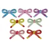 Pajarita de color degradado transparente simulada tipo hielo, accesorios de resina para manualidades para accesorios para el cabello, pinzas para el cabello, fundas para teléfonos, hebillas de zapatos y materiales decorativos