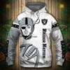 Sudadera con Capucha para Hombre 2025 Nueva Europea y Americana Transfronteriza Equipo de Fútbol NFL Impresión Digital 3D Sudadera con Capucha