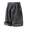 2026 Nuevos Shorts Casuales de Talla Grande Marca de Moda Estilo Hong Kong Versátiles de Verano Frescos Rectos Sueltos Shorts Deportivos para Hombre