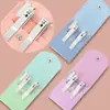 Set de Cortaúñas de 19 Piezas, Set de Herramientas para Manicura y Cuidado de Uñas en Casa, Set Completo de Cortaúñas con Cortadores Angulados