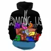 Explosiones Europeas y Americanas Among us Lobo Espacial Kills Sudadera Impresa en 3D Wei Yi Ropa de Among Us Chaqueta Sombrero