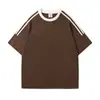 Camiseta Personalizada 210g Algodão com Amônia Fria e Três Listras com Estampa Logo Sem Sentido Roupa Uniforme de Classe Camisa Cultural