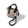 Bolsa de Lona Otoño Nuevo Gran Capacidad Color Contrastante Bolso Tote para Mujer Bolso de Hombro para Viajar Estilo Coreano Moda Bolso de Mano para Mujer