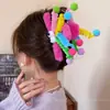 Dopamina primavera felpa pasador para el cabello femenino divertido gracioso clip de tiburón lindo pasador parte posterior de la cabeza recogido clip para el cabello tocado