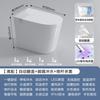 Inodoro inteligente para apartamentos pequeños, tamaño pequeño, 58 cm, calentamiento instantáneo, todo en uno, sin límite de presión de agua.