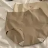 Pantaletas de Seda de Hielo Antibacterianas Sin Costuras de 10A para Mujer con Lazo Dulce, Cómodas y Transpirables con Refuerzo de Algodón Puro