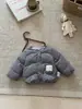 Chamarra ligera de plumas para bebé niña con cuello redondo, nueva prenda de abrigo de otoño e invierno para bebés y niños pequeños, chamarra ligera de plumas para que las niñas la usen al aire libre