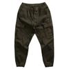 Novedad Otoño Microelástico Con Cordones Pie-dedo Pantalones Cargo Outdoor Modernos Lavado Vintage Caqui Casual Sueltos para Hombre