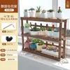 Suporte de Flores para Peitoril de Janela Mesa de Escritório Madeira Maciça Suporte para Plantas Suculentas Sala de Estar Interna Varanda Prateleira de Armazenamento Multicamadas