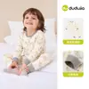 Coleção de Conjuntos de Roupa ÍntimaDudu Home Roupas de Outono e Pijamas Infantis Conjunto de Duas Peças para Meninos e Meninas Outfits de Outono