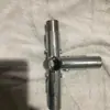 Accesorios para Secador de Piso de Conexión 4/6 Hebilla Cruzada Pieza de Fijación en T Tubo de Acero Inoxidable de 20/25 mm Accesorios