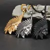 Estilo étnico indio acero de titanio colgante para hombre retro moderno punk hip hop retrato collar joyería venta directa