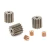 Metalurgia de Polvos Engranajes Pequeños Engranajes Rectos de Cobre/Hierro/Engranajes para Motores Pequeños Módulo 0.3 ~ Módulo 0.8 Engranajes para Juguetes