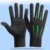 Guantes de Protección Solar para Hombres y Mujeres en Verano Luya Delgados de Seda de Hielo para Conducir con Dos Dedos para Pesca Guantes de Medio Dedo para Ciclismo Pesca