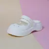 Zapatillas Cerradas de Moda Ultra-Cómodas para Mujer, Nuevos Zuecos de Suela Gruesa de Verano, Sandalias Negras Antideslizantes Estilo Francés