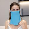 100% Gasa de Seda de Morera Velos de Seda Mascarilla Facial Transpirable Agradable para la Piel Protección de Cuello para Mujer Ciclismo Protección Exterior