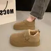 Zapatos de Algodón Birkenstock para Mujer, Nuevo Modelo Invierno 2025, Slip-On de Suela Gruesa que Aumenta la Altura, Botas de Nieve de Felpa