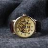 Reloj de cuarzo sencillo de moda con parte trasera hueca, elegante y clásico, reloj de negocios para hombre, venta al por mayor de fábrica
