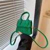 Primavera Bolsa Feminina Moda Ombro Único Simples Crossbody 2023 Novo Pano de Feltro Bolsa Feminina Casual Estilo Ocidental Mini Bolsa Quadrada