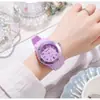Reloj de nicho para niños, lindos niños y niñas, estudiantes de primaria, impermeable, resistente a caídas, de gelatina de color, para estudiantes de secundaria y primaria.