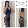 Mi Ke Lencería Sexy Sexy Transparente Mono Ajustado Medias de Seda Medias Siamesas Abiertas Libres Medias Sexy 6607