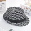 Nueva Moda Creativa Sombrero Retro Británico Sombrero de Caballero Ala Corta Sombrero Cónico Protección Solar y Parasol Fabricante Venta al por Mayor