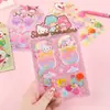 Pegatinas Sanrio Hello Kitty impermeables PET Pegatinas decorativas para diario coolomi doradas pegatinas decorativas de dibujos animados