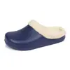 Novas Pantufas de Algodão Femininas para o Inverno de 2026, Pantufas Quentes de Pelúcia Antiderrapantes para Casal, Pantufas Impermeáveis para Gestantes
