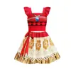 Moana 2 moana2 vestido de mangas voadoras para meninas vestido de princesa infantil traje de cosplay