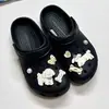 Pingentes Personalizados DIY para Sapatos Crocs, Acessórios de Fivela de Sapato Desenho Animado 3D, Acessórios Decorativos Destacáveis para Chinelos, Presilhas Fofas