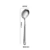 Acero Inoxidable 304 Vajilla Occidental Cuchillo, Tenedor, Cuchara de Estilo Romano, Cuchara de Servir, Espátula para Pasteles, Cuchillo para Mantequilla, Utensilios de Servicio para Restaurante