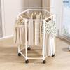 Estante giratorio universal de pie para secar ropa, interior, simple, extraíble, perchero multifuncional, estante de almacenamiento de ropa para dormitorio