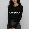 Cárdigan de punto con cuello redondo y manga larga para mujer, estilo Havegan/Otoño, prenda exterior fina, top holgado estilo 'Old Money' perezoso