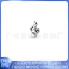 Pulsera Pandora de plata 925 chapada en cuproníquel, abalorios, accesorios DIY, nota, calcetines de cisne, abalorios de gota de agua